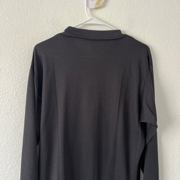 Patagonia Capilene Base Layer Mens Large Long Sleeve 1/4 Zip Black - Picture 5 of 6